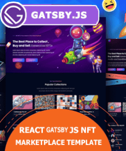 NFT ArtStar - React Gatsby.js NFT Marketplace Template