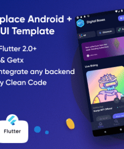 NFTBox: NFT Marketplace Android + iOS Flutter App UI Template