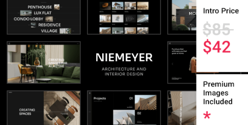 Niemeyer - Architecture and Interior Design Theme