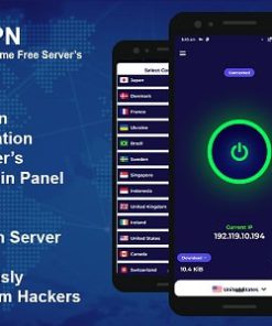 Nimble VPN: Premium VPN App Source Code with Admob & Facebook Ads - OneSignal Integrated