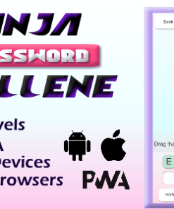 Ninja Crossword Challenge - HTML5 Game