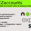 NodeJs Ez Accounts