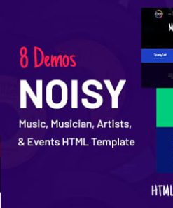 Noisy - Music & Events HTML Template