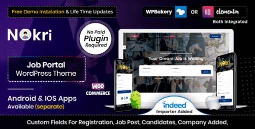Nokri - Job Board WordPress Theme