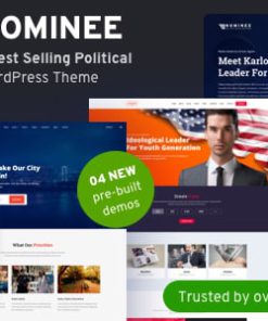 Nominee - Political WordPress Theme for Candidate/Political Leader