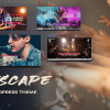 Notescape - One-Page Music WordPress Theme
