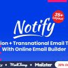 Notify | Responsive Multipurpose Email Template With Online Builder