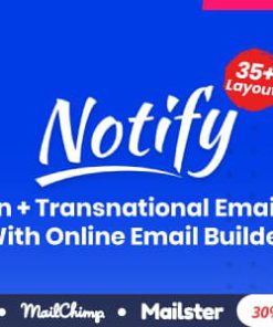 Notify | Responsive Multipurpose Email Template With Online Builder