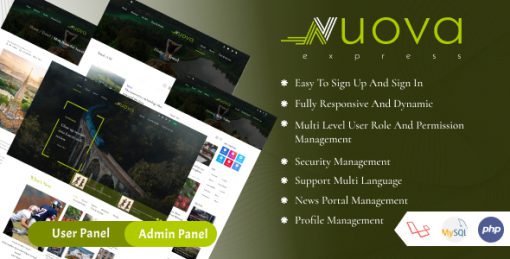 NouvaExpress - Magazine and News Portal Website CMS
