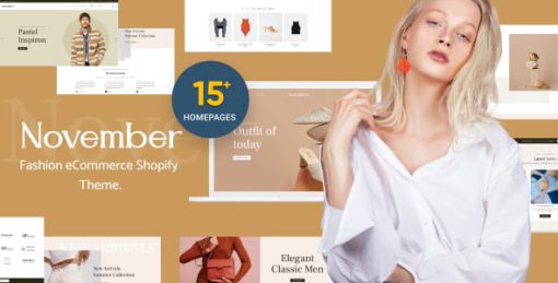 November - Multipurpose Sections Shopify Theme