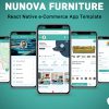 NunovaFurniture | React Native eCommerce App Template