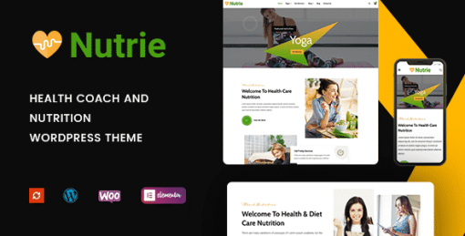 Nutrie - Health Coach and Nutrition WordPress Theme