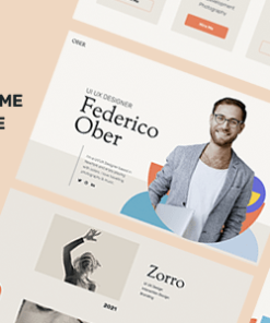 Ober - CV Resume WordPress Theme