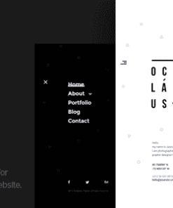 Ocularus - Minimal Photography WordPress Theme