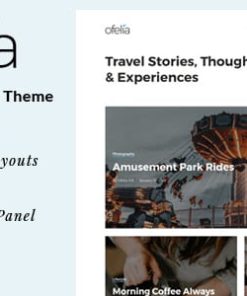 Ofelia - Travel Personal WordPress Blog Theme