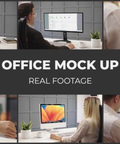 Office Mock UP - Real Footage