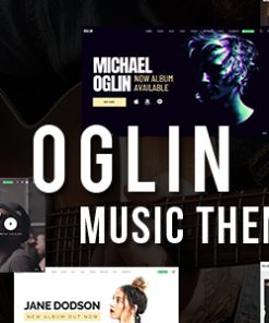 Oglin - Animated Music WordPress Theme with Ajax and Continuous Playback