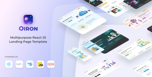 Oiron - React JS Landing Page Collection