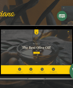 Olive Oil Farm and Vinegars Production WordPress Theme + RTL