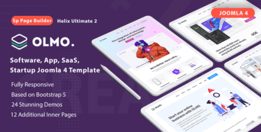 OLMO - Software & SaaS Joomla 4 Template