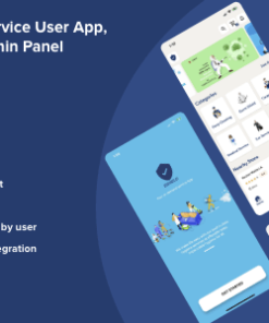 On-Demand Multipurpose Service Booking App | Sell products with Admin Panel