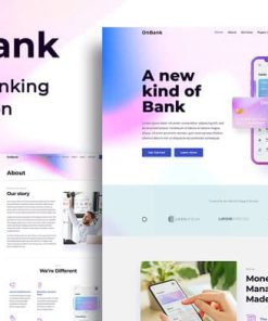 OnBank - Online Banking & Money Transfers - Elementor Kit