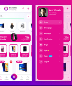 OneUIUX Creative Multipurpose Mobile HTML Template App UI UX