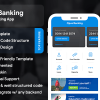 Online Banking Android App + Online Banking iOS App Template| Bank App| Opus Banking | Flutter