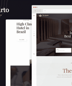 Online Hotel Booking WordPress Theme - The Quarto