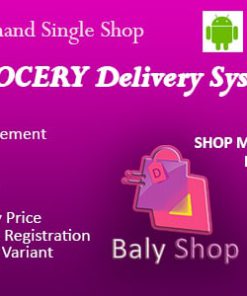 Online Shopping Application With Delivery (Baly Shop Food & Grocery Delivery) - IOS Android