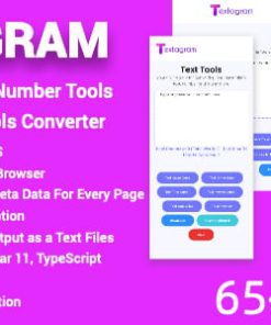 Online Text Tools, Number Tools and Encryption Tools Converter Full Production Ready (Angular 11)