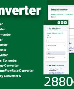 Online Unit Converter Tools Full Production Ready Application (Angular 11)