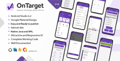 OnTarget: task manger, to-do list, notebook, advance PDF tool. Native Java