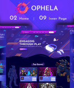 Ophela - Gaming Studio HTML Template