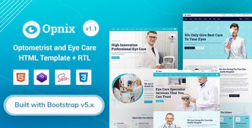Opnix - Eye Care & Optometrist HTML Template