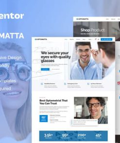 Optomatta - Optician & Optical Store Elementor Pro Template Kit
