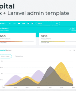 Oreo Hospital Laravel - Bootstrap 4x Admin template