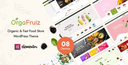 OrgaFruiz - Organic & Food WooCommerce Theme (RTL Supported)