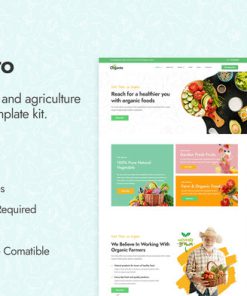 Organto - Organic Food Elementor Template Kit