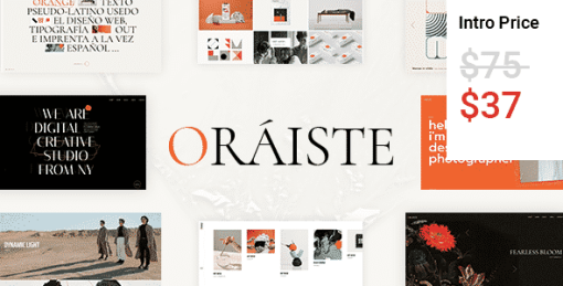 Oráiste - Creative Portfolio WordPress Theme