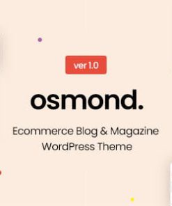 Osmond - Ecommerce Magazine WordPress Theme