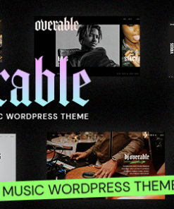 Overable - Professional Music WordPress Theme