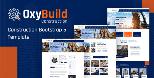 OxyBuild - Construction Bootstrap 5 Template