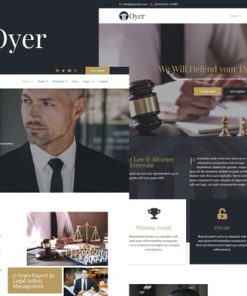 Oyer - Lawyer & Attorney Template Kit
