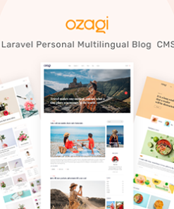 Ozagi - Personal Blog Multilingual Laravel CMS