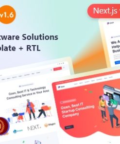 Ozen - IT Startup & Software Solutions React Nextjs 14 Template