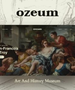 Ozeum | Modern Art Gallery and Creative Online Museum WordPress Theme +RTL