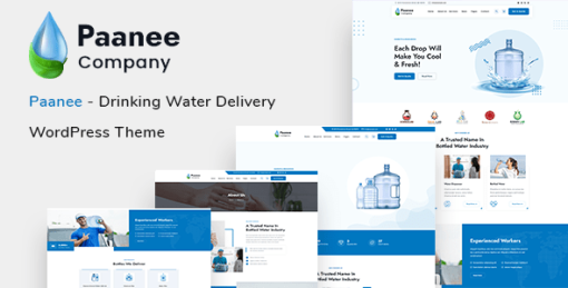Paanee - Drinking Water Delivery WordPress Theme