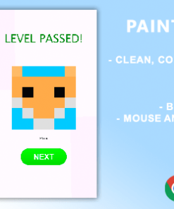 Paint Step2Step. Mobile, Html5 Game .c3p (Construct 3)