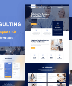 Pajakin - Tax Consultant & Financial Advisor Template Kit